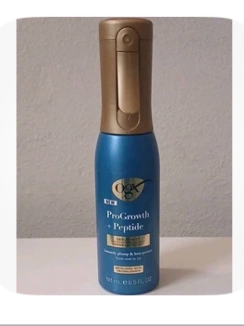 OGX ProGrowth + Peptide Leave-In Heat Protectant Serum Mist 6.5 fl oz-new